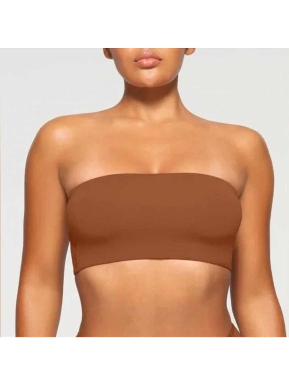 NWT SKIMS Fits Everybody Bandeau in Bronze